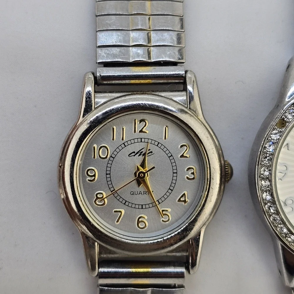 2X Women's Watch‎ 25-28MM Gray Dial Gray Expandable Band 6